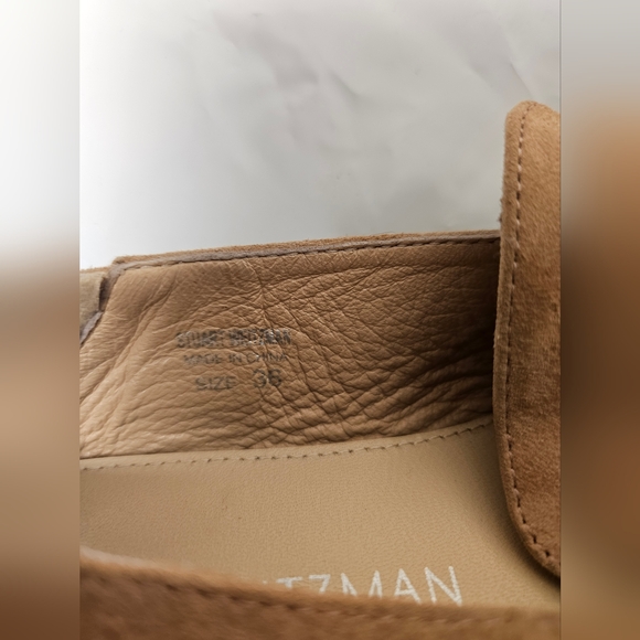 STUART WEITZMAN | Wylie Flat Suede Fold-Down Loafers Sz 36 - 5.5 US - Picture 7 of 12